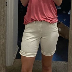 Like new White Calvin Klein Shorts